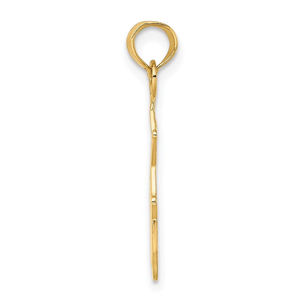 14K Gelbgold I Herz My Sheriff Charm