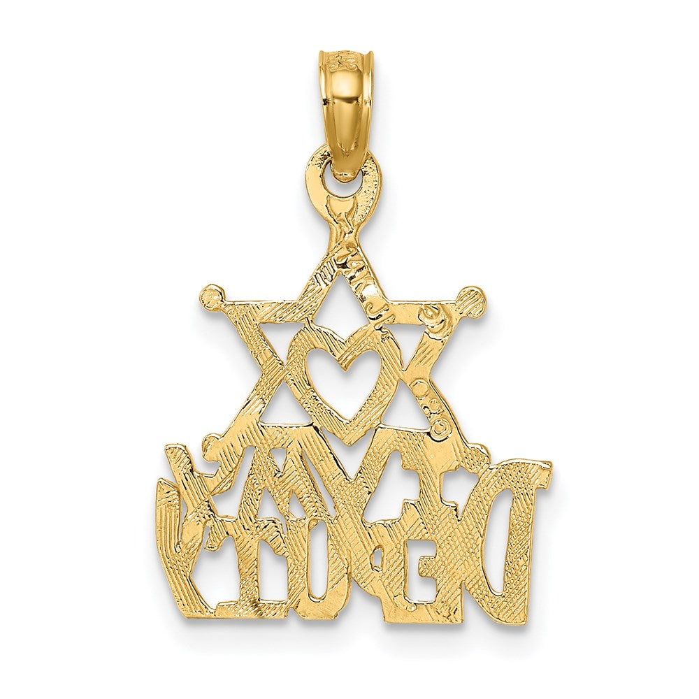 14K Gelbgold I Herz My Sheriff Charm