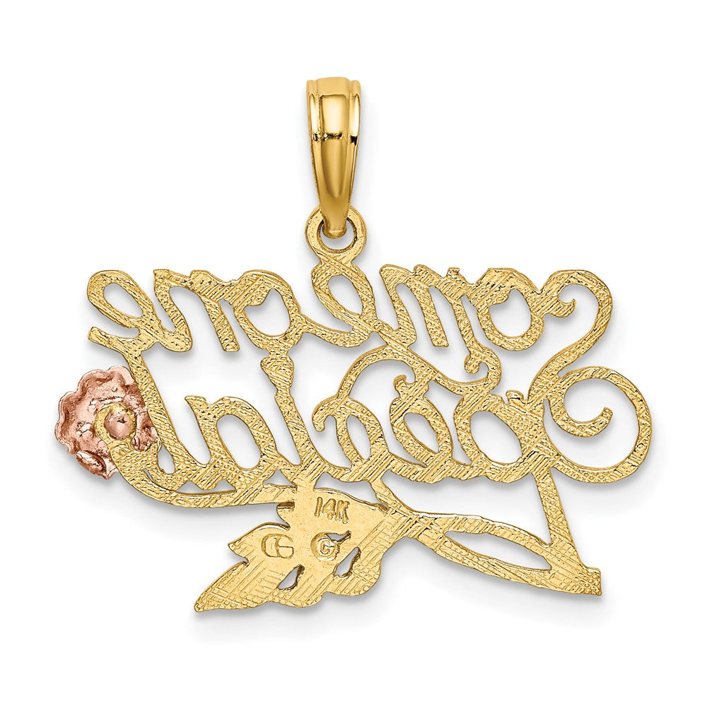 14K Bicolor Someone Special mit Blume Charm