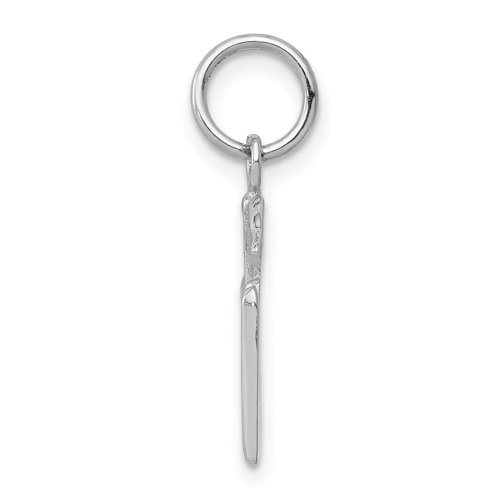 14K Weißgold Rn Charm