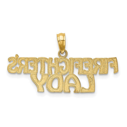 14K Gelbgold Firefighter Damen Charm