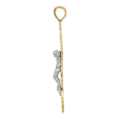 14K Bicolor Gold Kruzifix-Charm