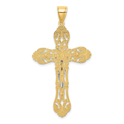 14K Bicolor Gold Kruzifix-Charm