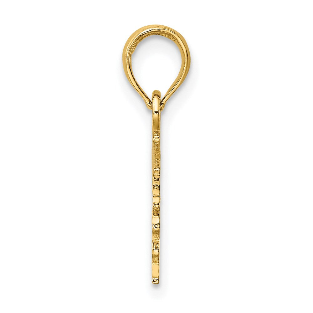 14K Gelbgold Firefighter Tochter Charm