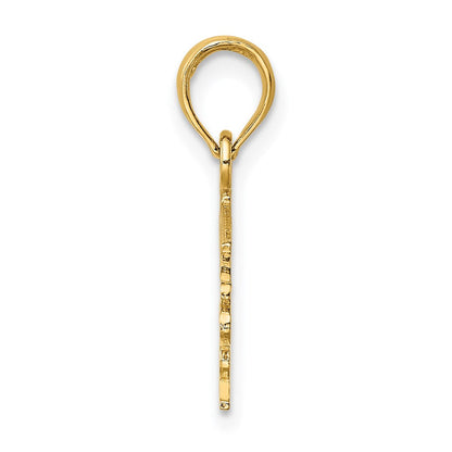 14K Gelbgold Firefighter Tochter Charm