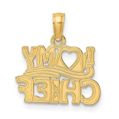 14K Gelbgold I Liebe My Chief Charm