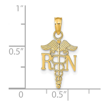 14K Gelbgold Poliert R.n. Anhänger