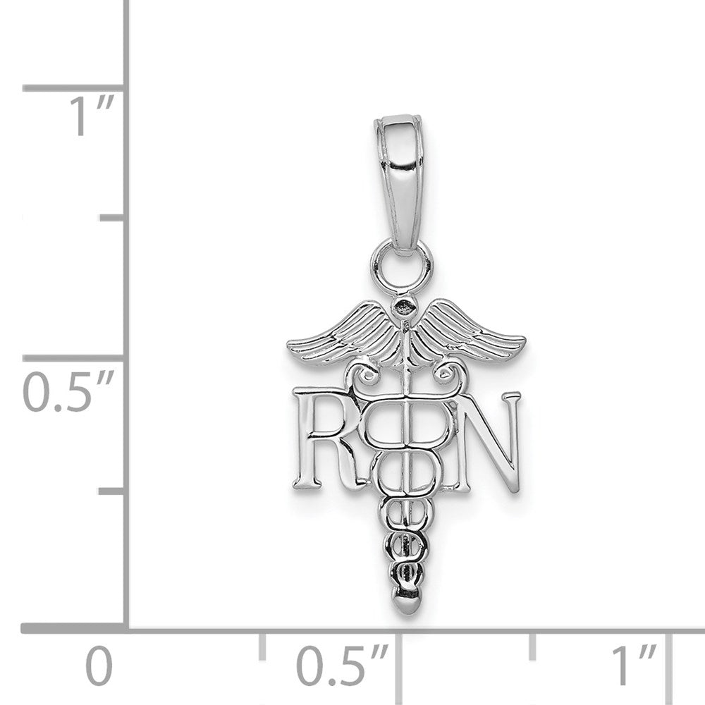 14K Weißgold Poliert R.n. Anhänger