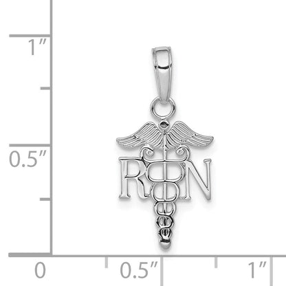 14K Weißgold Poliert R.n. Anhänger
