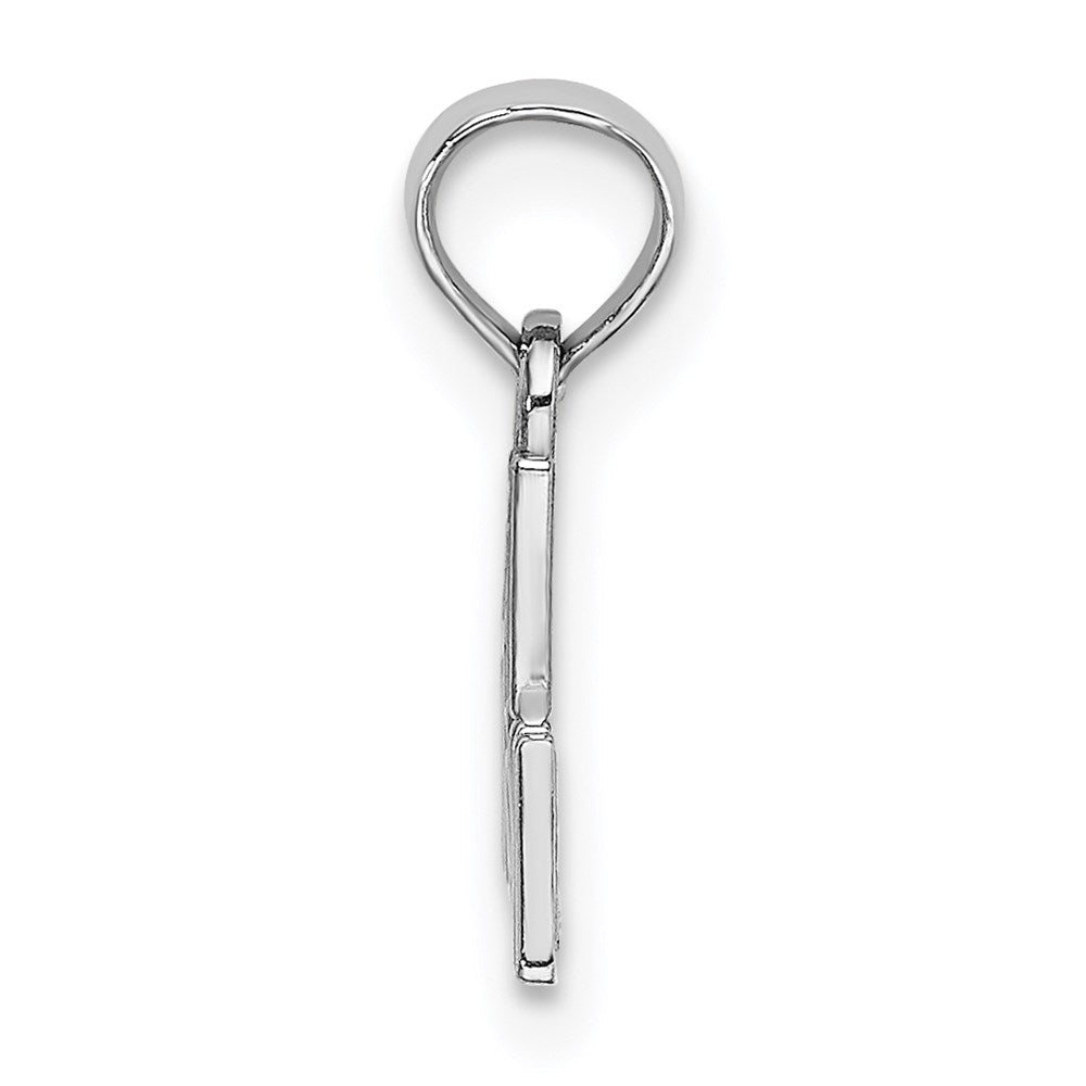 14K Weißgold #1 Mama Charm