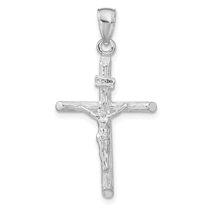14K Weißgold Kruzifix-Anhänger