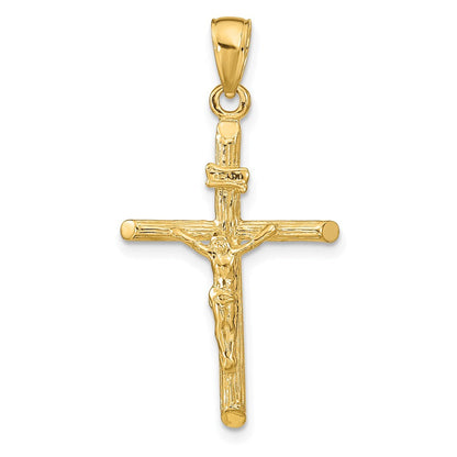 14K Gelbgold Kruzifix-Anhänger