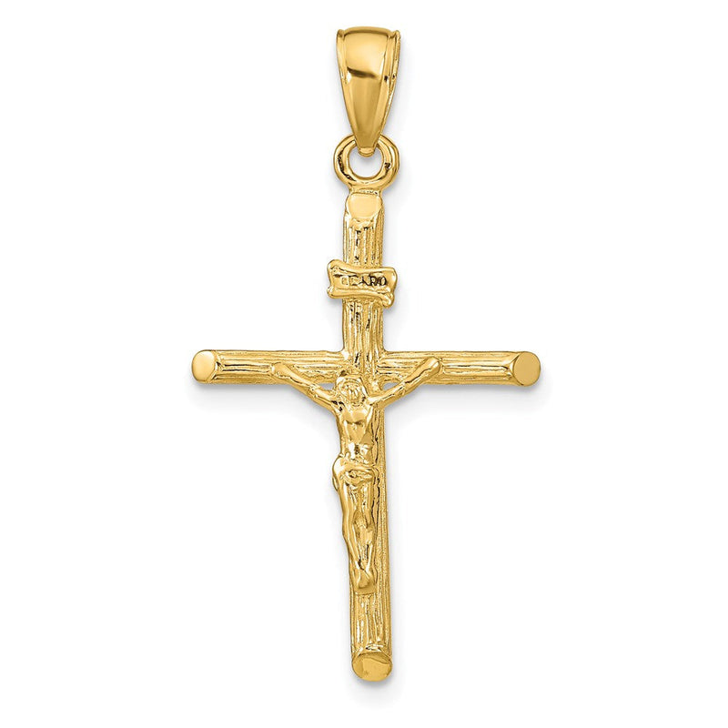 14K Gelbgold Kruzifix-Anhänger