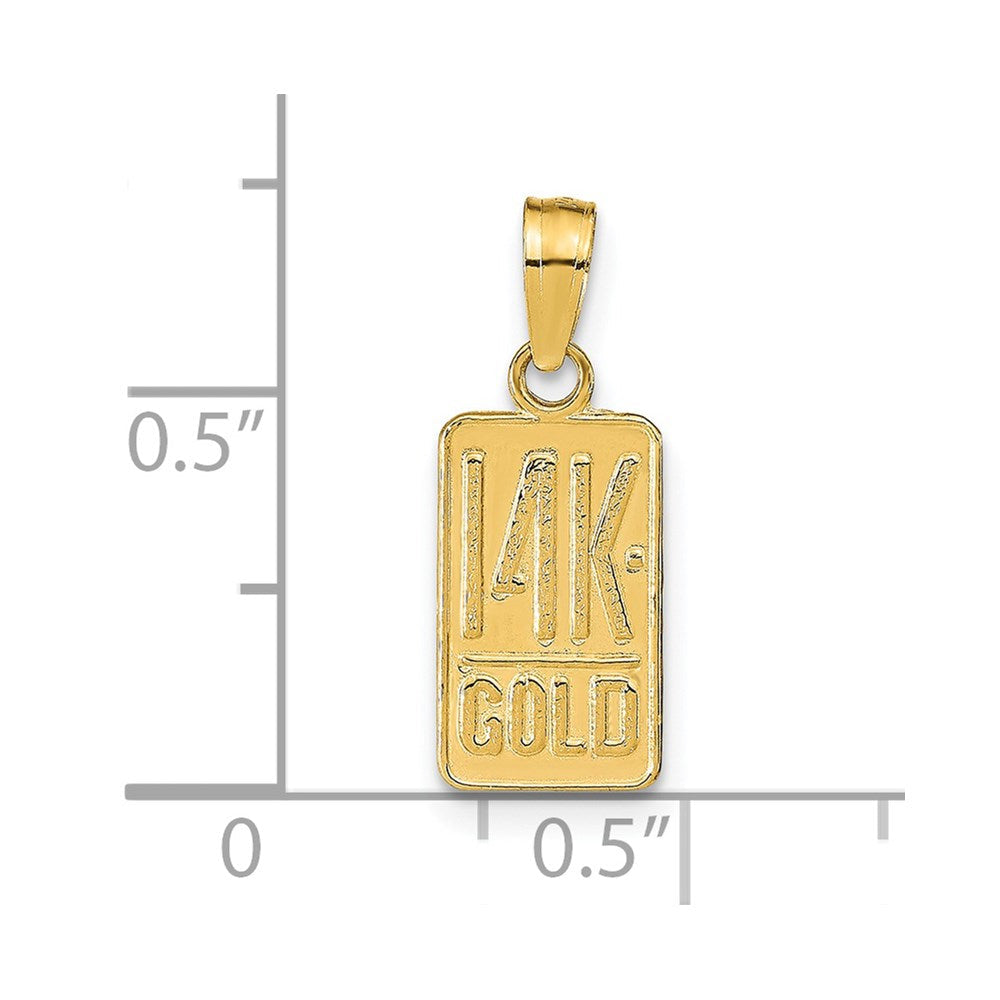 14K Gelbgold Anhänger