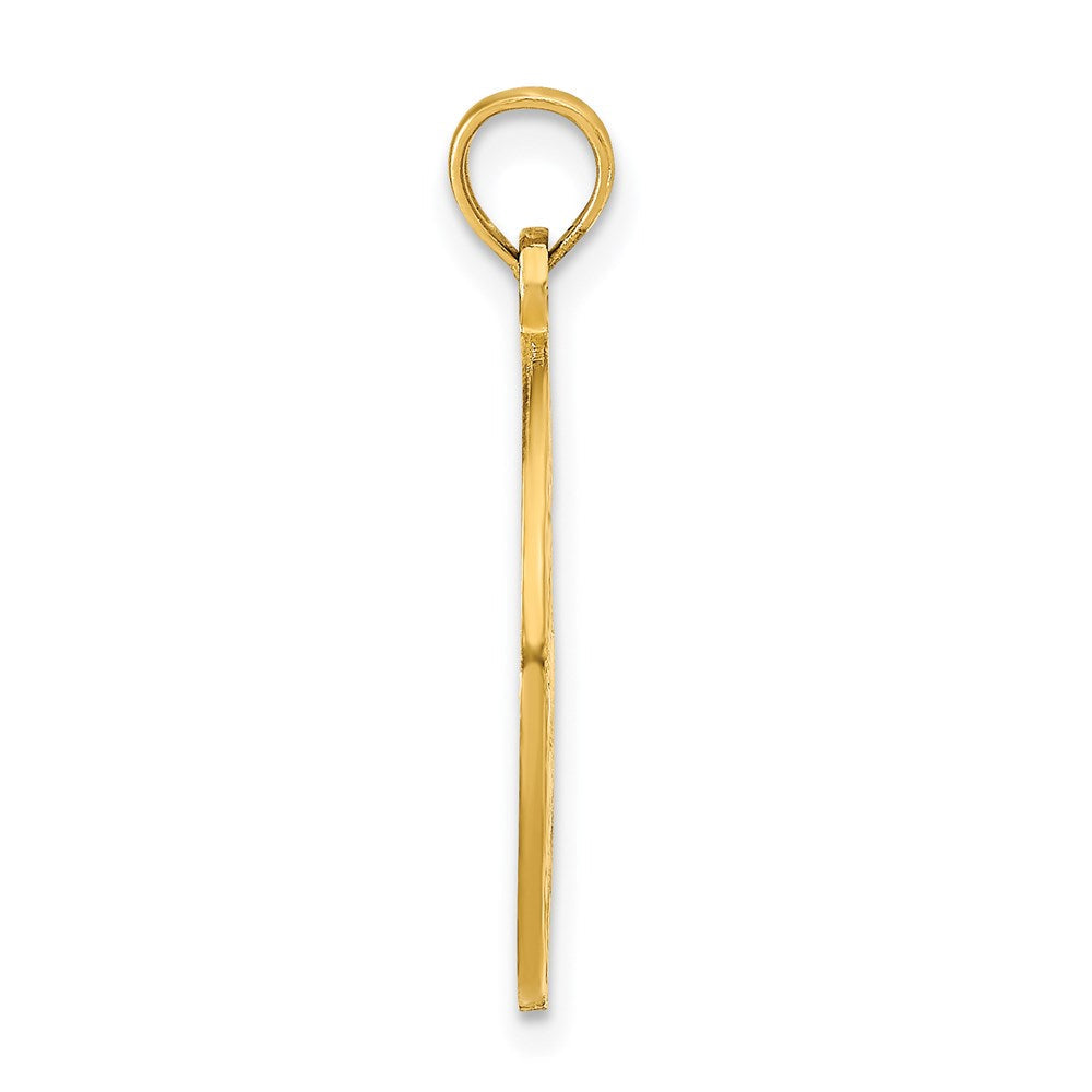 14K Gelbgold OCEAN CITY Anhänger mit Delfinen