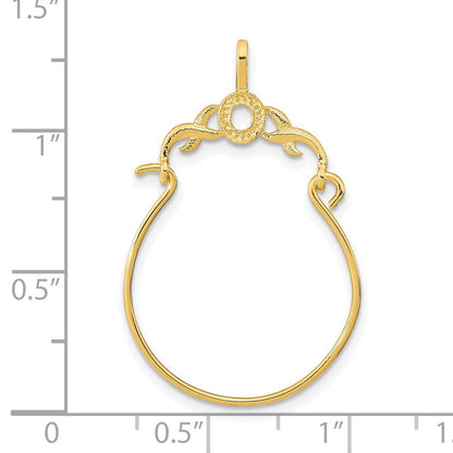 14K Gelbgold Charm Halter