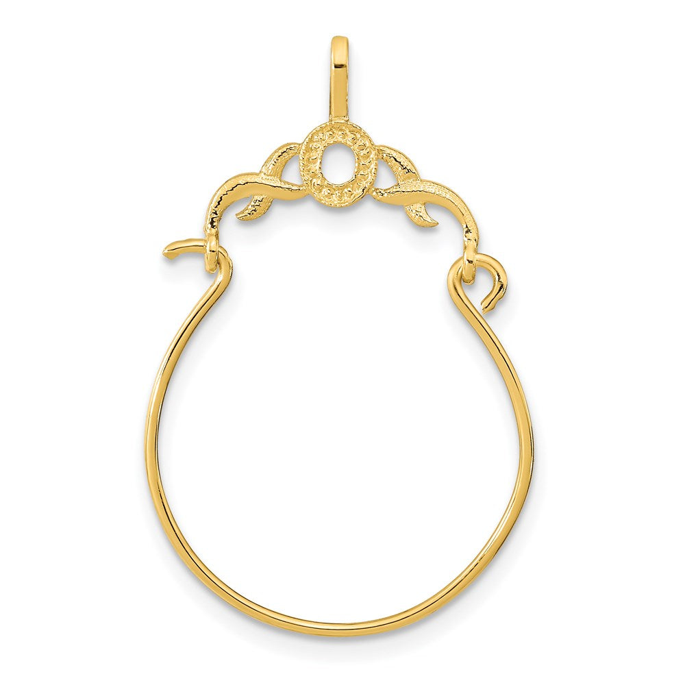 14K Gelbgold Charm Halter