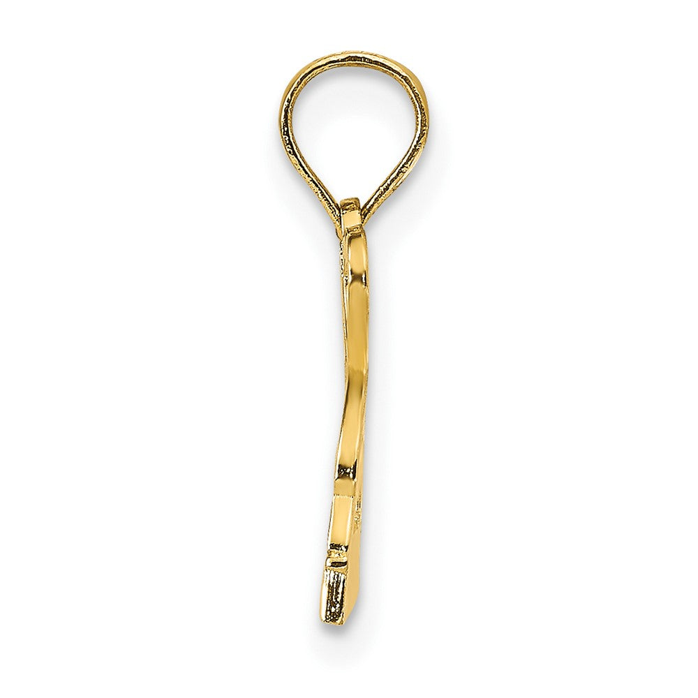 14K Gelbgold I Herz St. John mit Delfin Anhänger