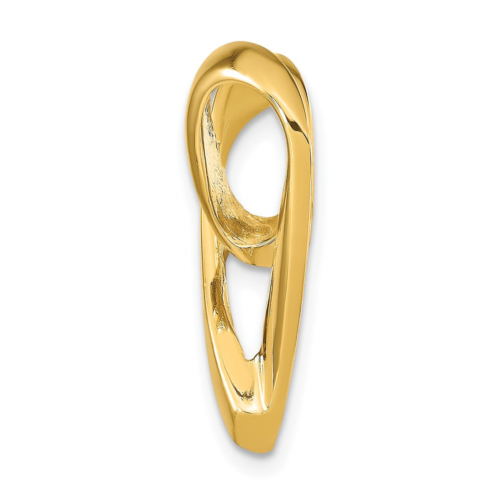 14K Gelbgold Poliert Herz Anhänger