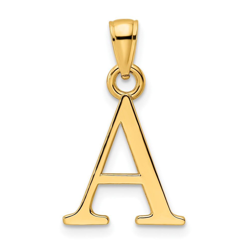 14K Gelbgold Initialanhänger Buchstabe A