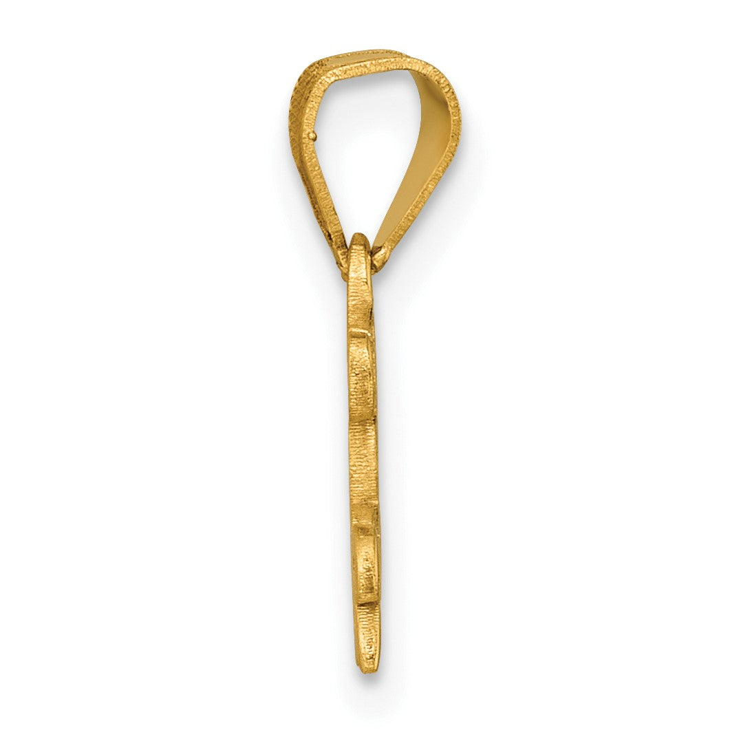 10K Gelbgold Block Class Of 2026 Charm