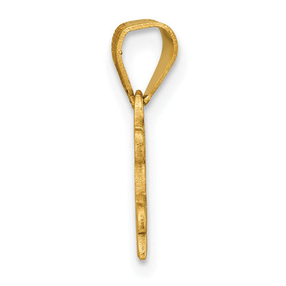 10K Gelbgold Block Class Of 2026 Charm