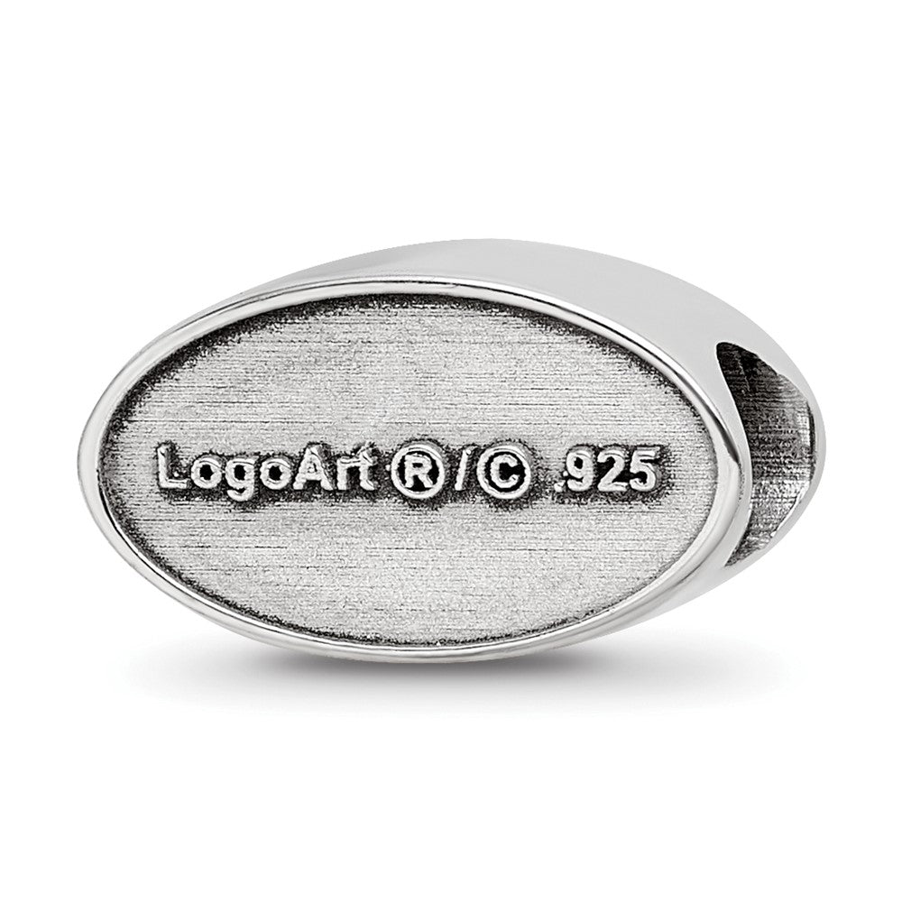 Sterlingsilber Logoart Kappa Gamma Oval Greek Buchstaben Perle