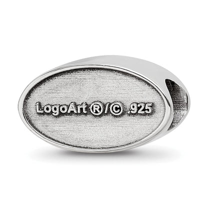 Sterlingsilber Logoart Kappa Gamma Oval Greek Buchstaben Perle