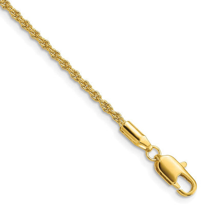 Mode Kelly Waters Vergoldet 2mm French Kordel Halskette