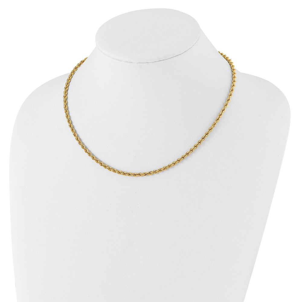 Mode Kelly Waters Vergoldet 3mm Diamantiert French Kordel Halskette