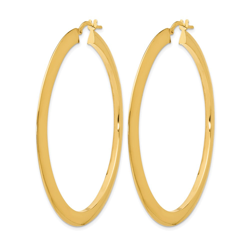 14K Gelbgold Poliert Creolen