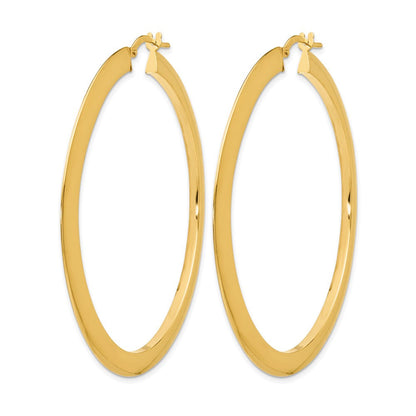 14K Gelbgold Poliert Creolen