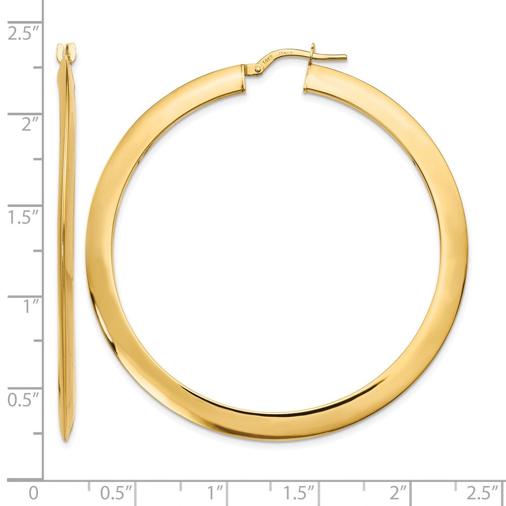 14K Gelbgold Poliert Creolen