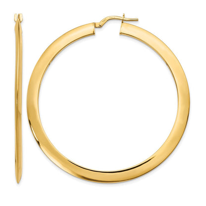 14K Gelbgold Poliert Creolen