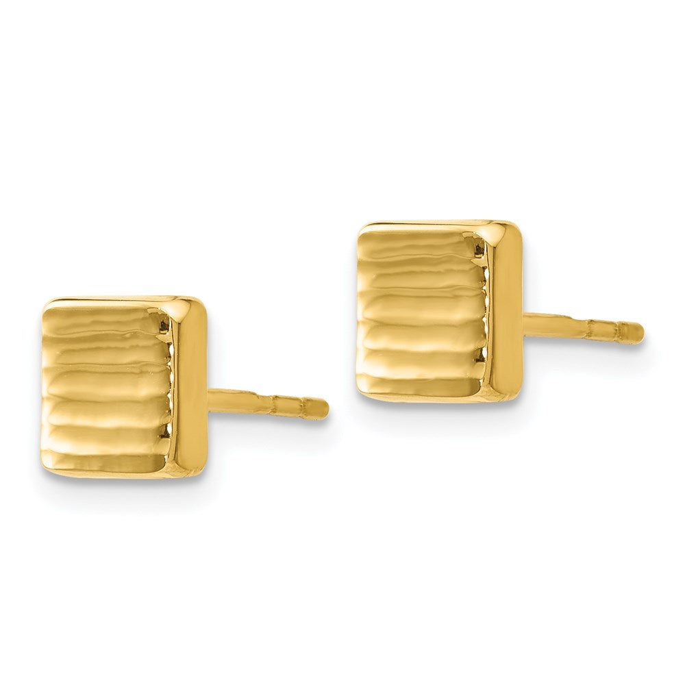 14K Gelbgold Ohrstecker