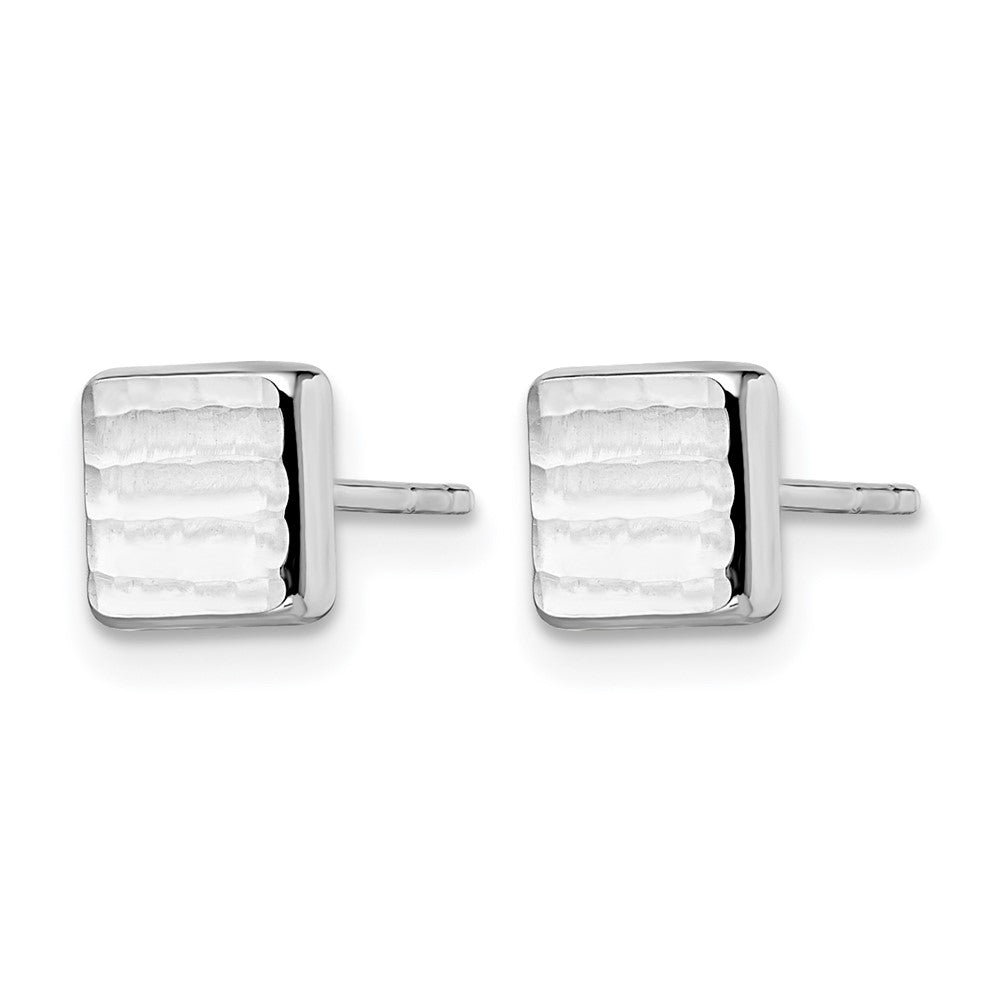 14K Weißgold Ohrstecker