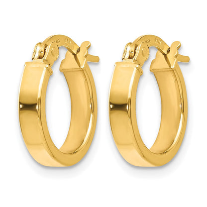 14K Gelbgold Poliert Ohrringe