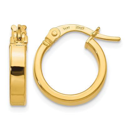 14K Gelbgold Poliert Ohrringe