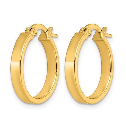 14K Gelbgold Poliert Ohrringe