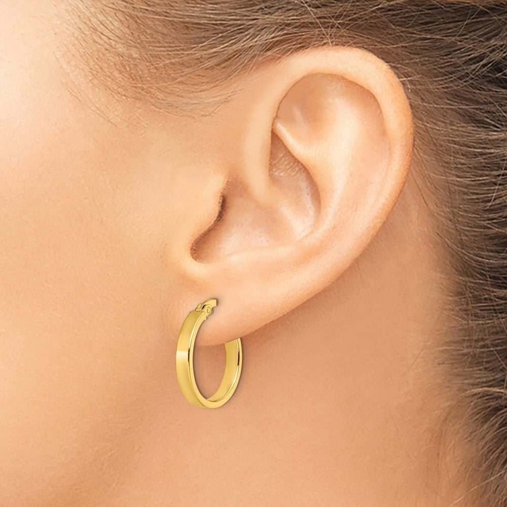 14K Gelbgold Poliert Ohrringe