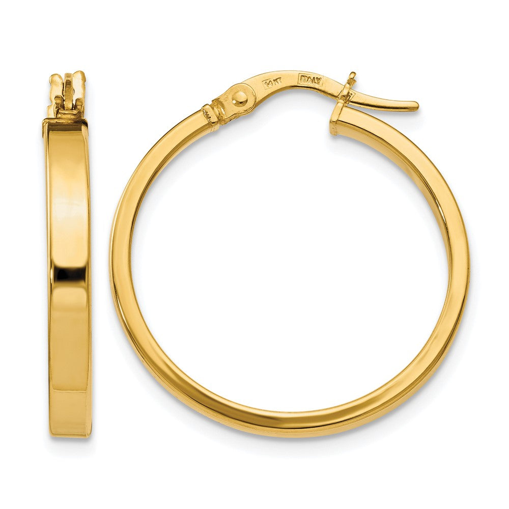 14K Gelbgold Poliert Ohrringe