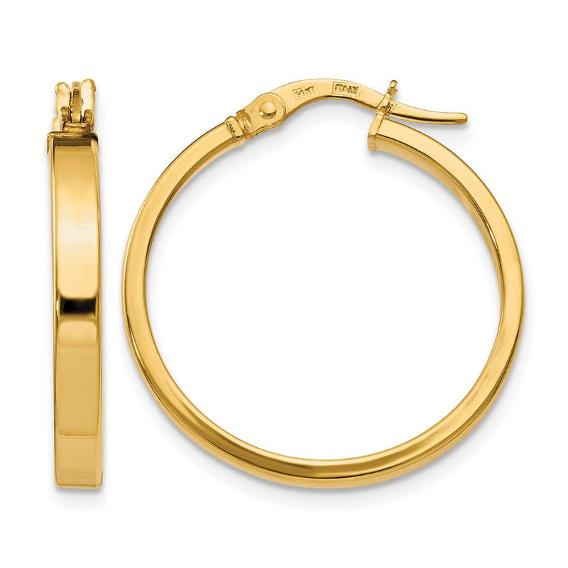 14K Gelbgold Poliert Ohrringe