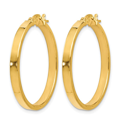 14K Gelbgold Poliert Ohrringe