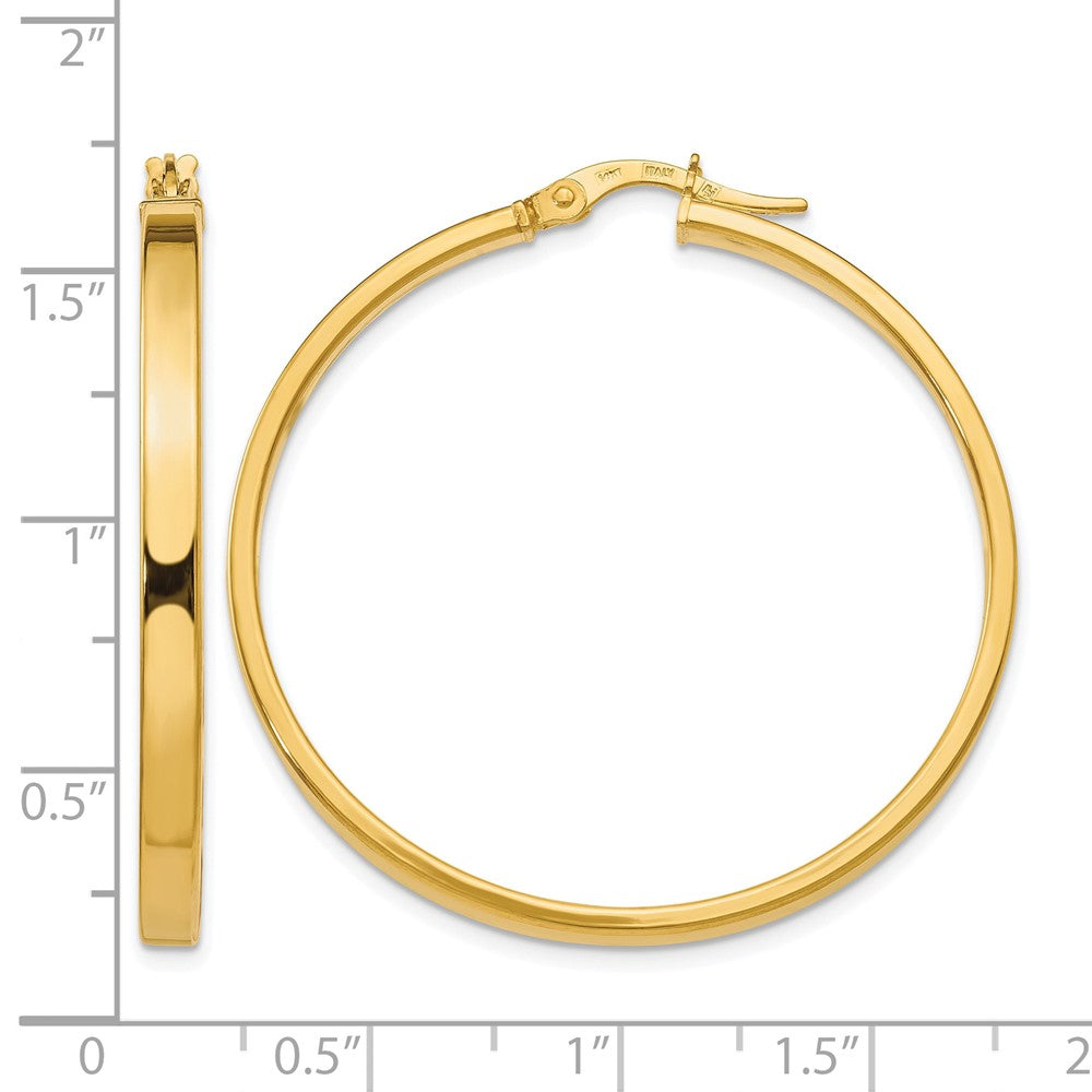 14K Gelbgold Poliert Ohrringe