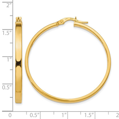 14K Gelbgold Poliert Ohrringe