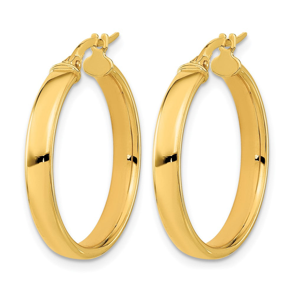 14K Gelbgold Poliert Ohrringe