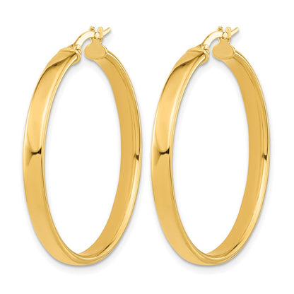 14K Gelbgold Poliert Ohrringe