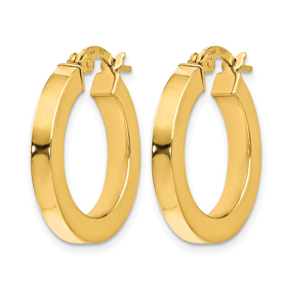 14K Gelbgold Poliert Ohrringe