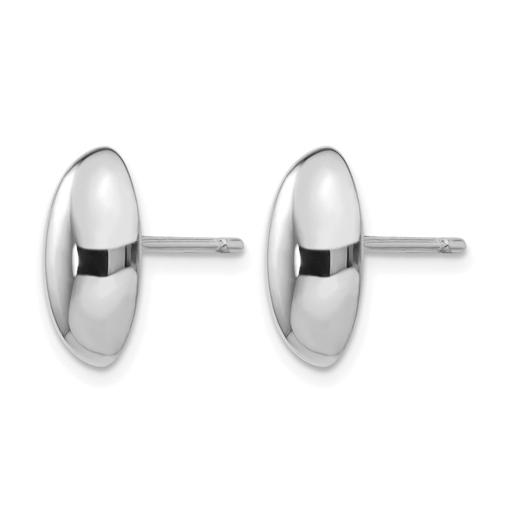14K Weißgold Poliert Ohrstecker
