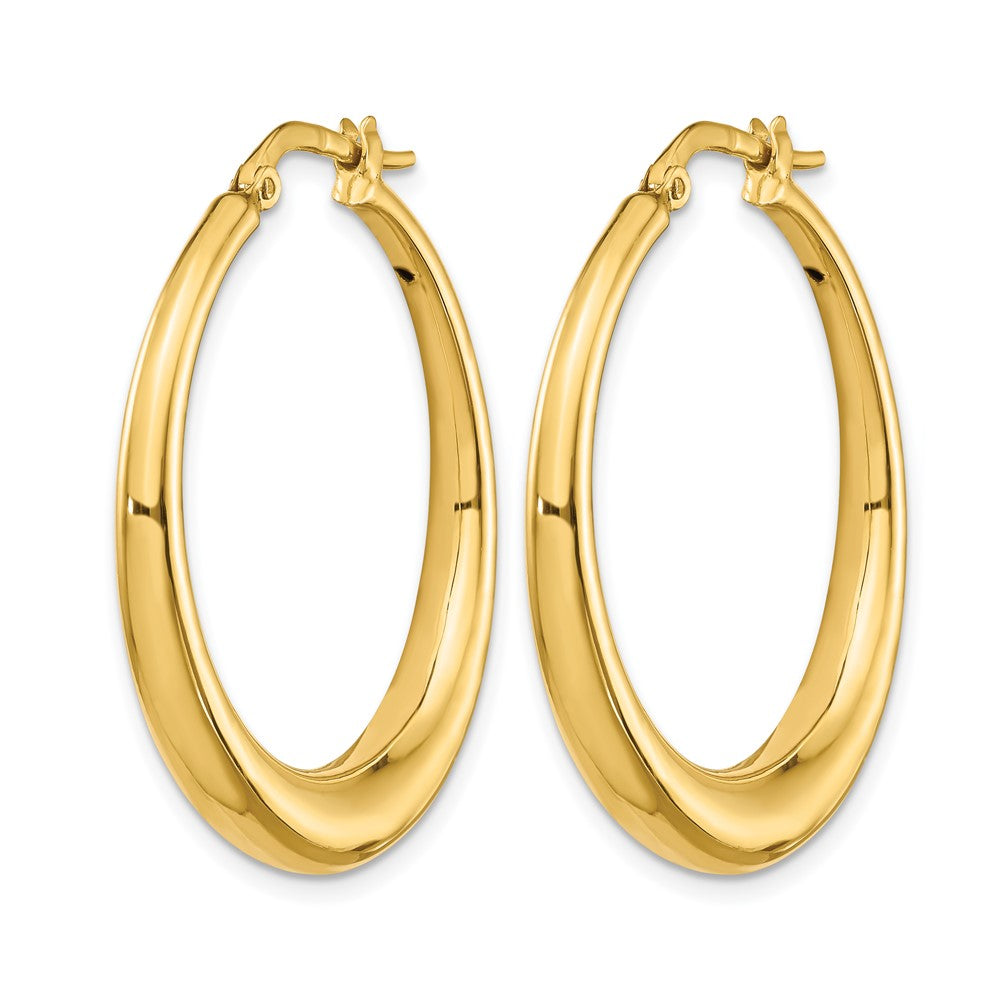 14K Gelbgold Poliert Fantasie Creolen